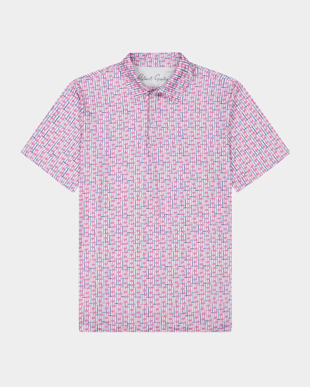Mens Iron Drive Knit Polo Shirt Product Image