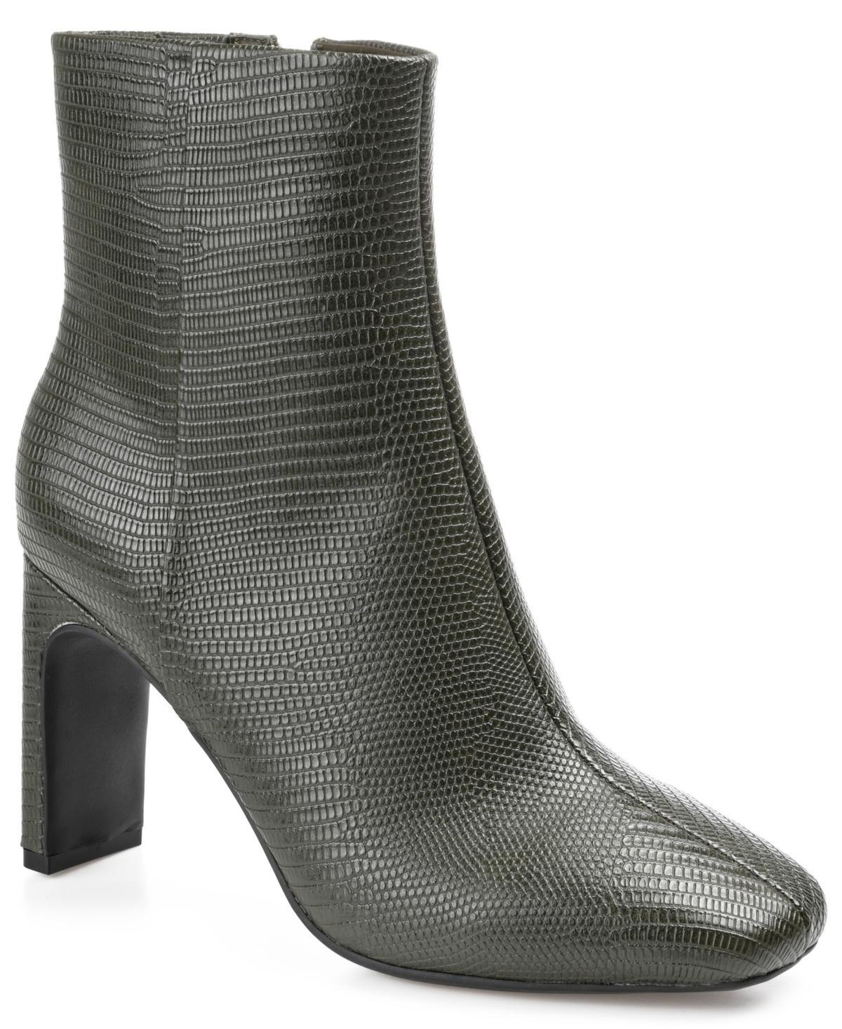 Journee Sarla Tru Comfort Foam™ Women's High Heel Ankle Boots, Size: 10, White Product Image