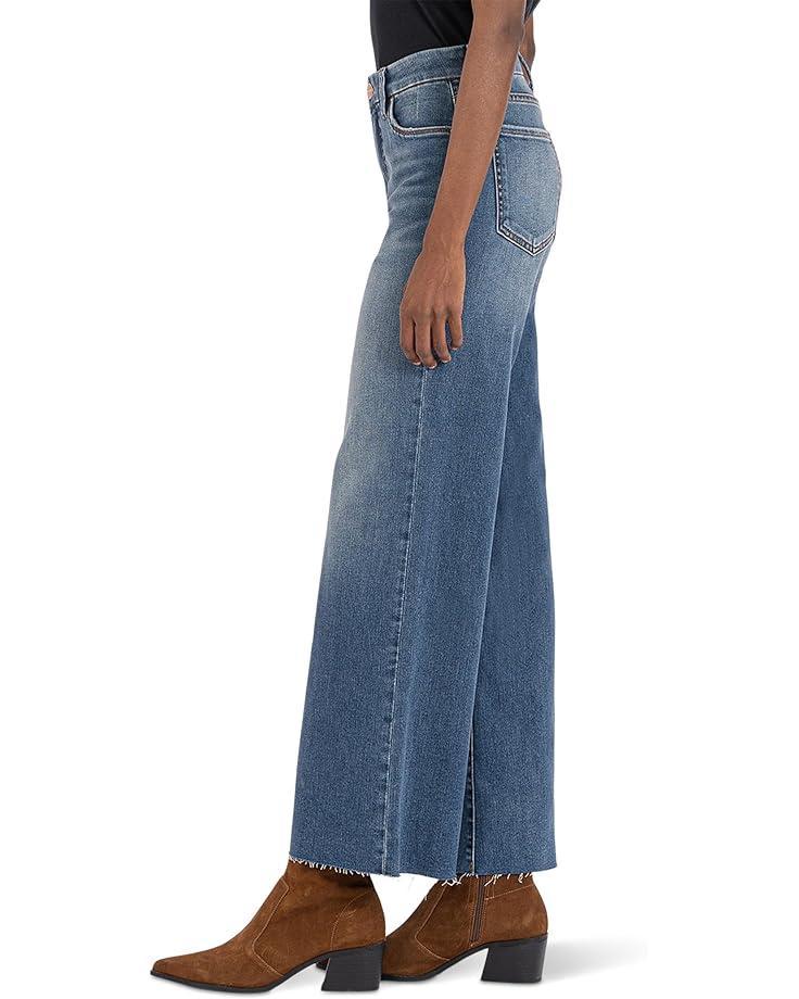 Meg High-Rise Fab Ab Wide Leg Raw Hem Product Image
