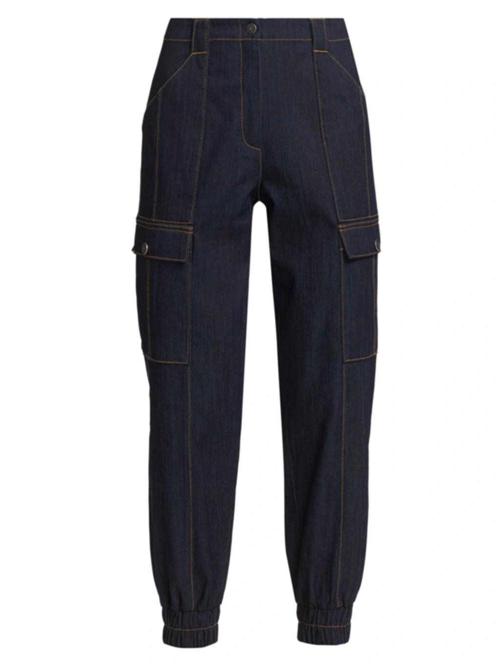 Kelly Denim Cargo Pants Product Image