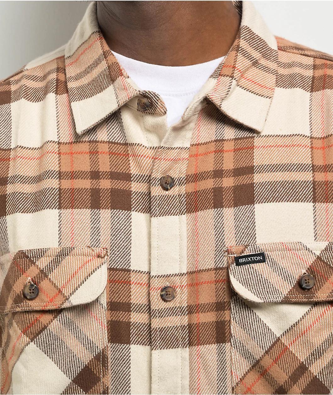 Brixton Bowery Whitecap Flannel Shirt Product Image
