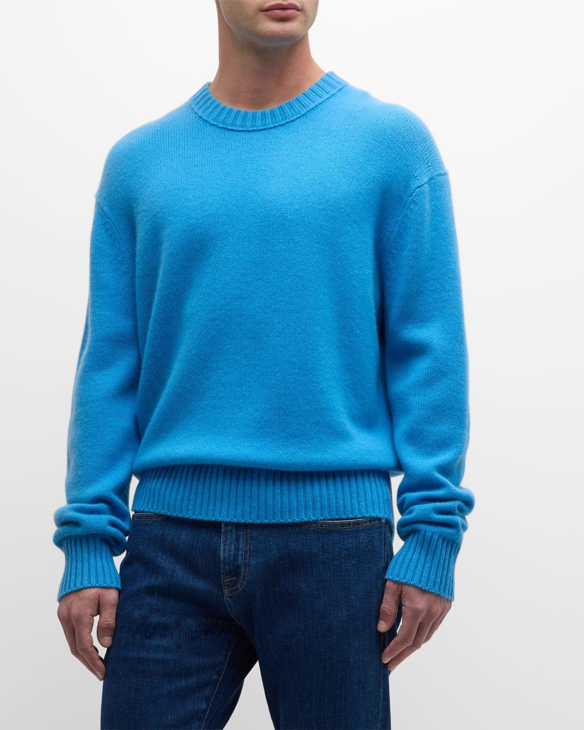 Mens Cashmere Knit Sweater Product Image