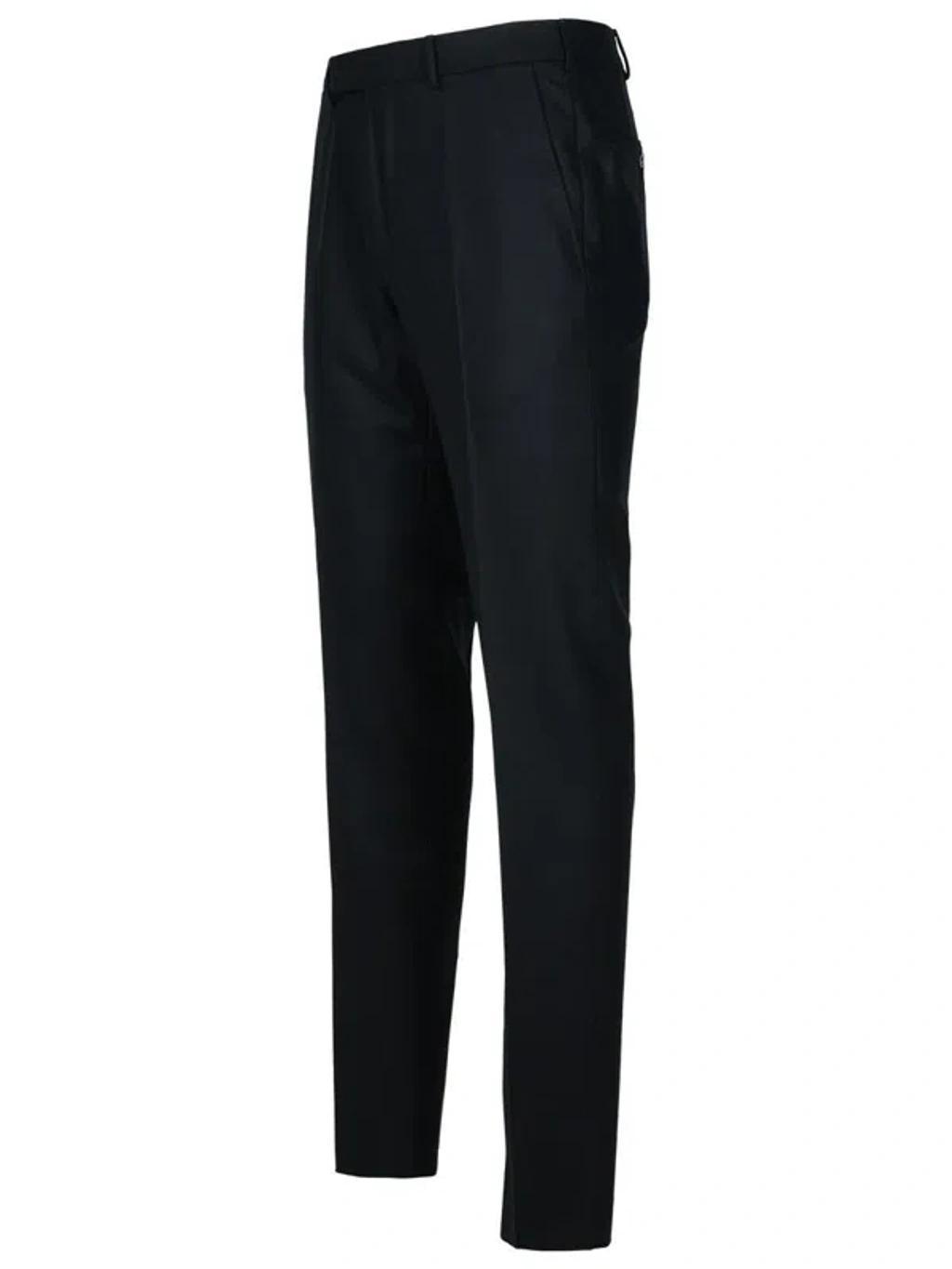 ZEGNA Black Wool Pants Product Image