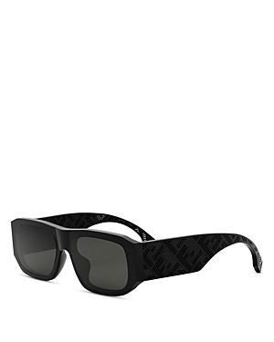 Mens Punk Rivet 51MM Square Sunglasses Product Image