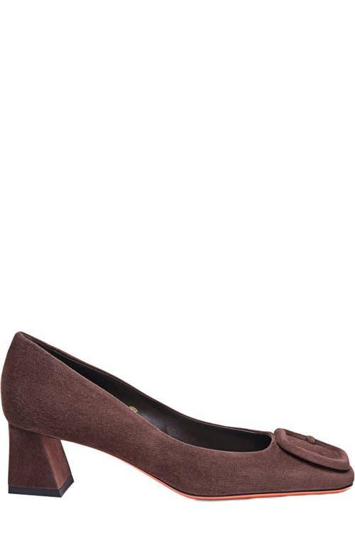 Womens Soft Square 50MM Suede Pumps Product Image