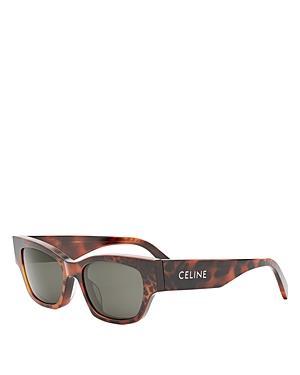 Womens 54MM Rectangular Sunglasses Product Image