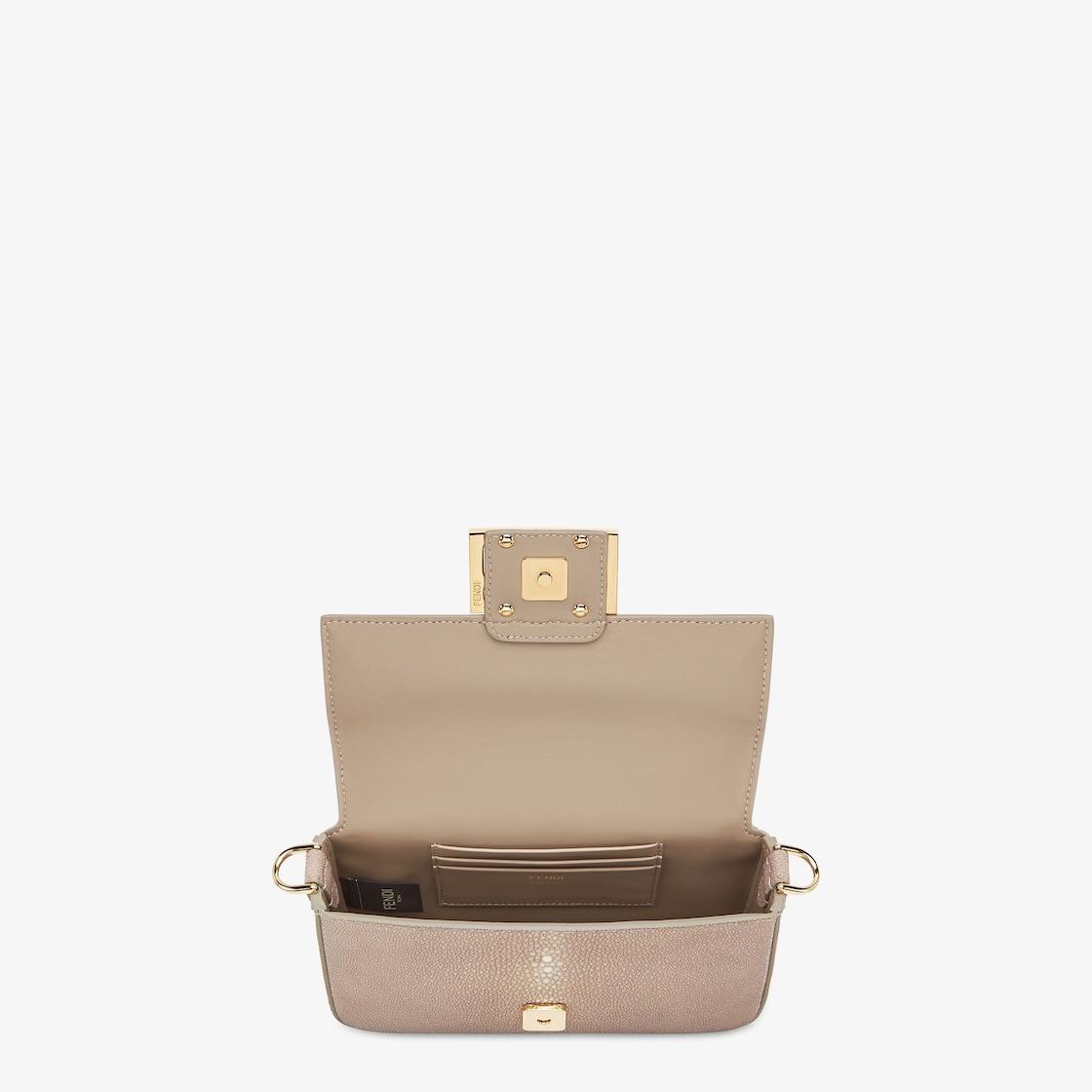 Baguette MiniDove gray stingray leather Product Image