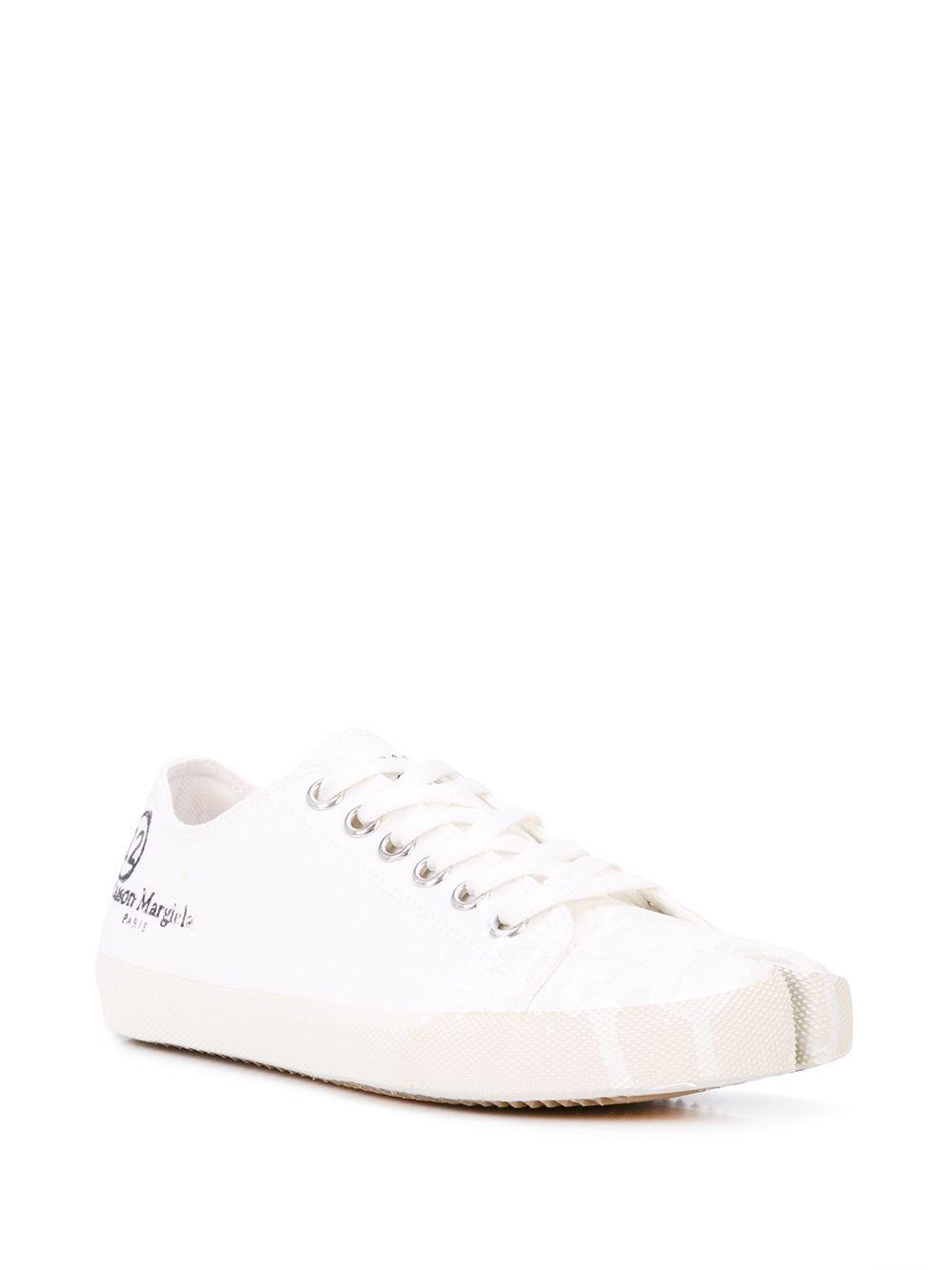 Tabi paint-splatter sneakers Product Image