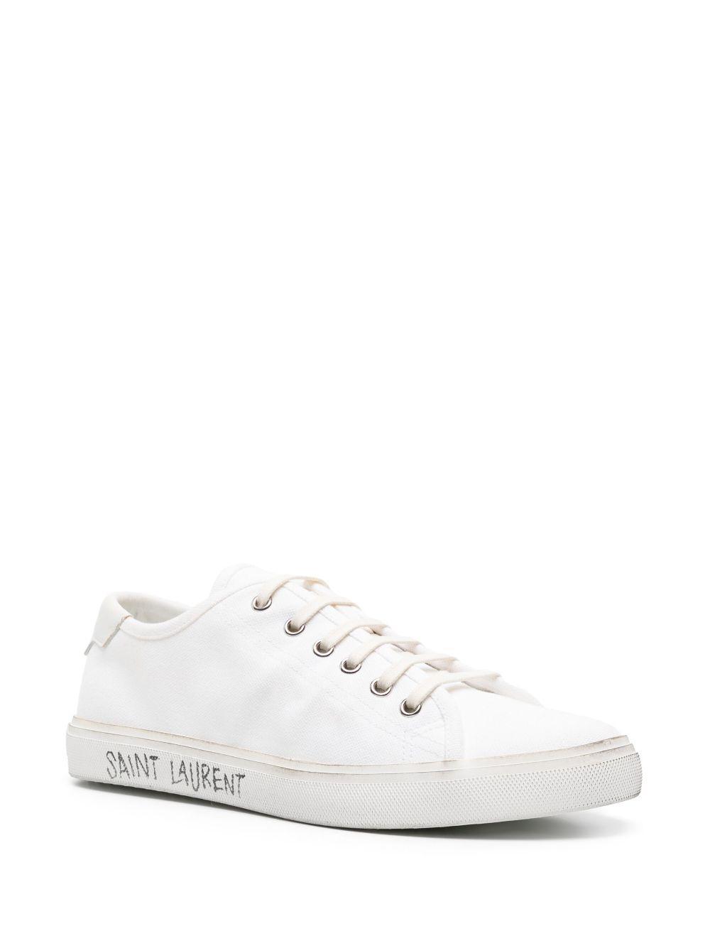 Malibu distressed lace-up sneakers Product Image