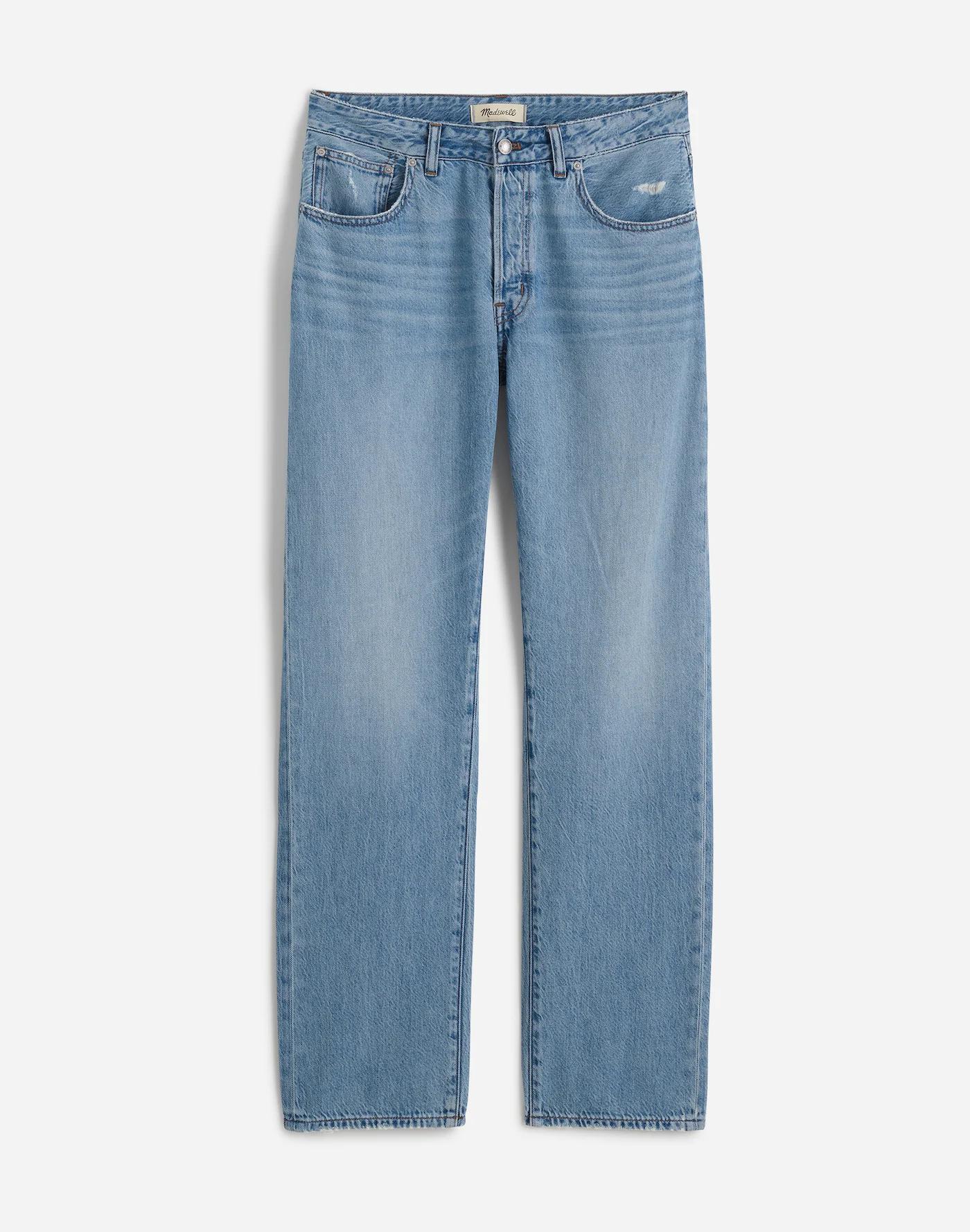 The Curvy Dean Easy Straight Jean in Northridge Wash: Airy Denim Edition Product Image