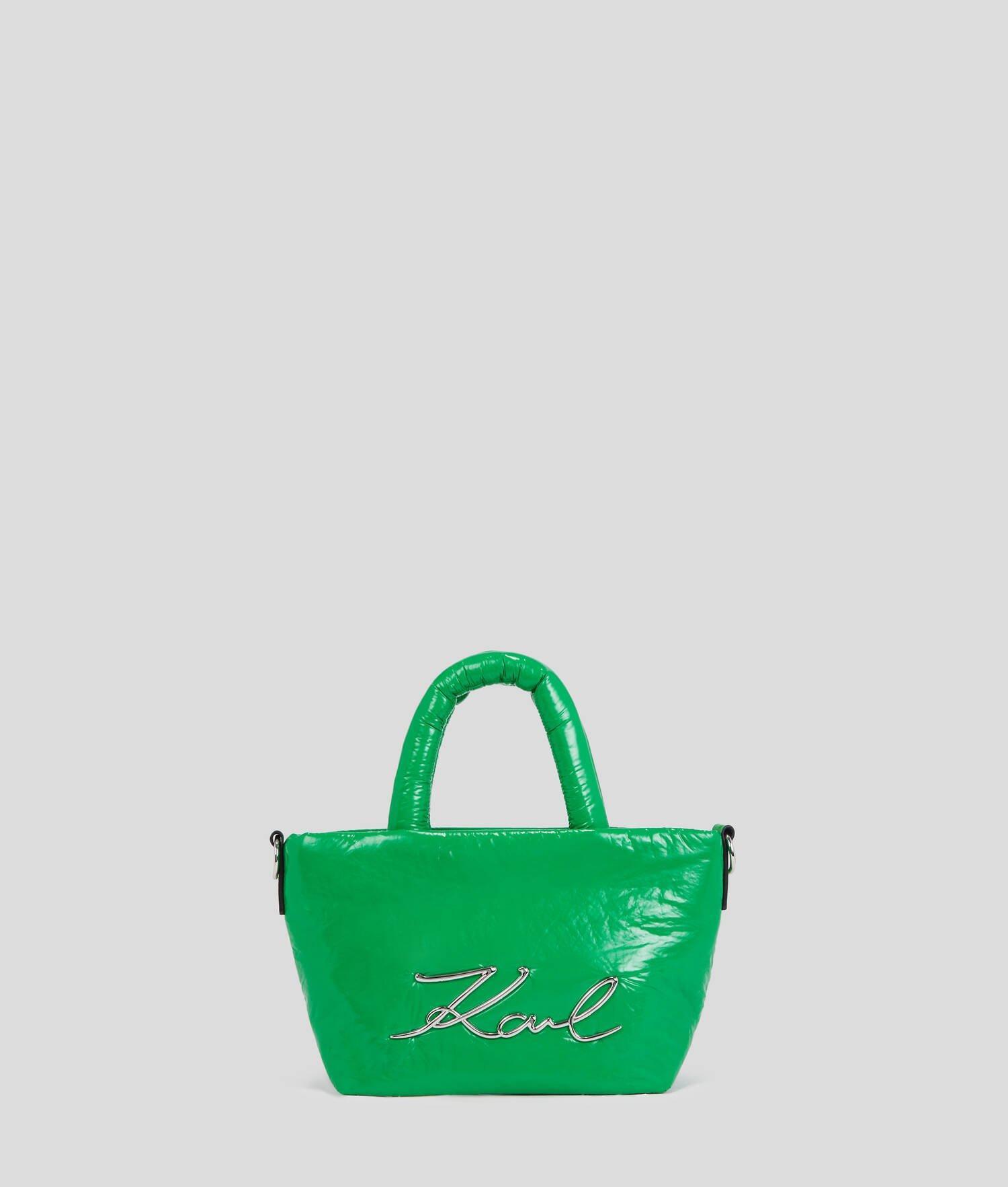 K/SIGNATURE SOFT SMALL TOTE BAG Product Image