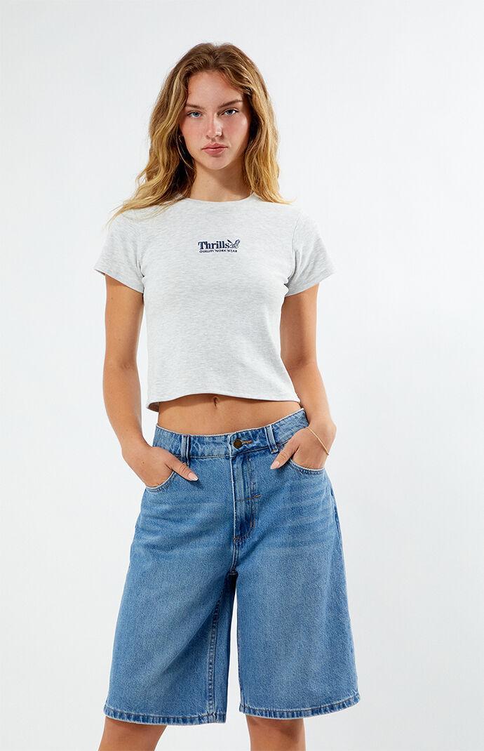 Thrills Women's Workwear Embro Baby T-Shirt Product Image
