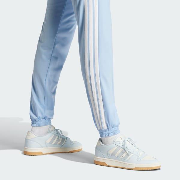 Women's adidas Tricot 3-Stripes Track Pants, Size: Small, Blue White Product Image