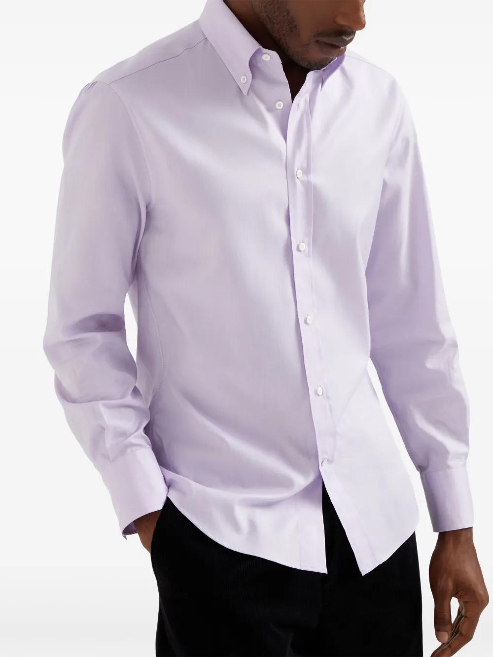 BRUNELLO CUCINELLI Cotton Shirt In Pink Product Image