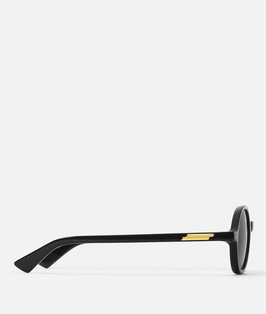 Classic Round Sunglasses in Black/grey Product Image