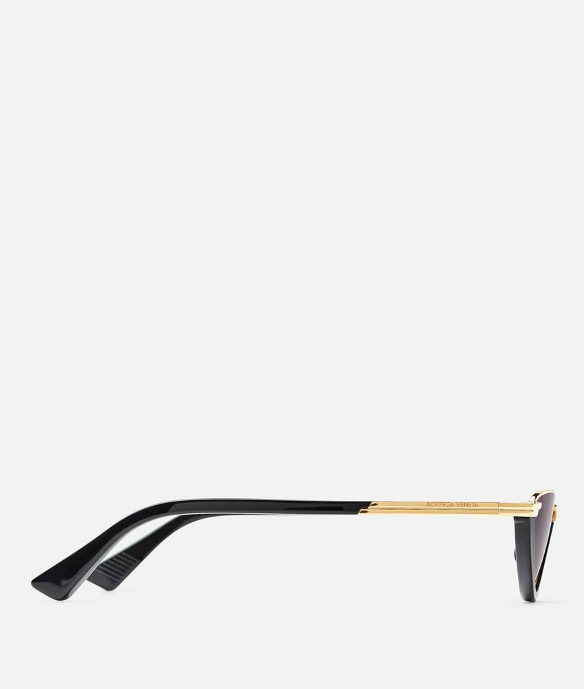 Classic Cat Eye Sunglasses in Black/grey Product Image