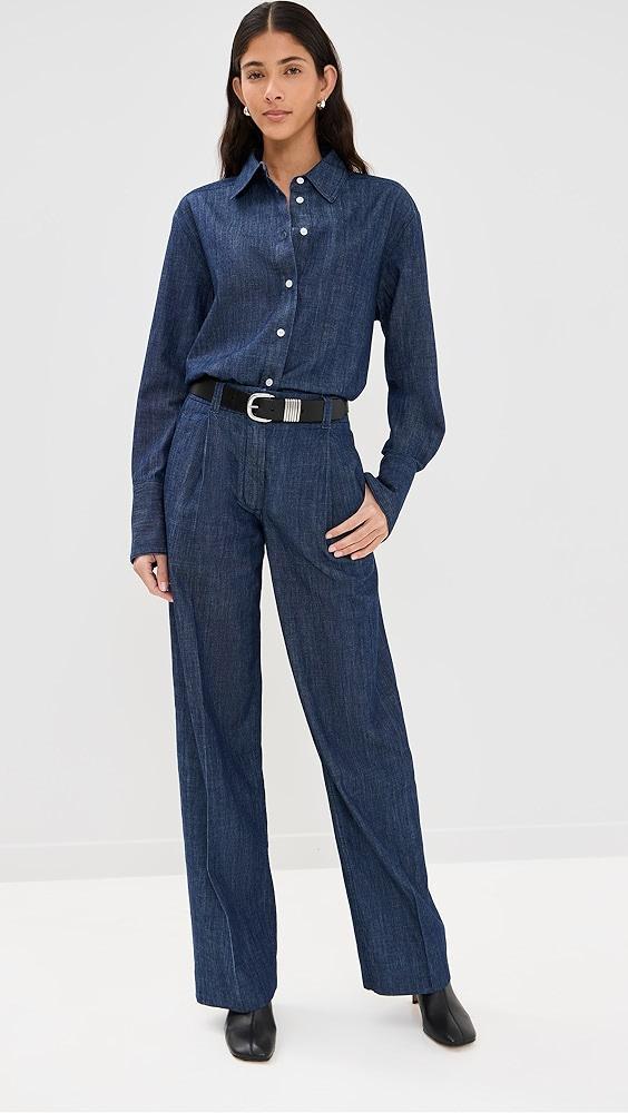 Another Tomorrow Chambray Shirt | Shopbop Product Image