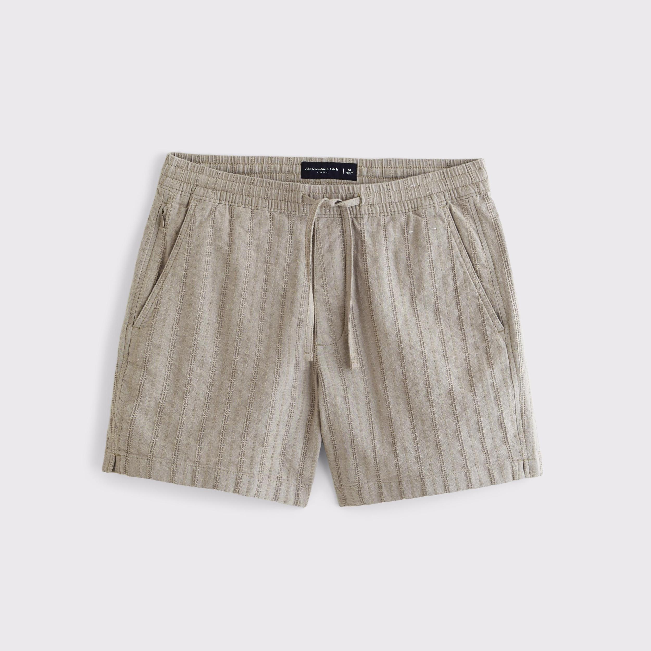 Cotton Texture Pull-On Short Product Image