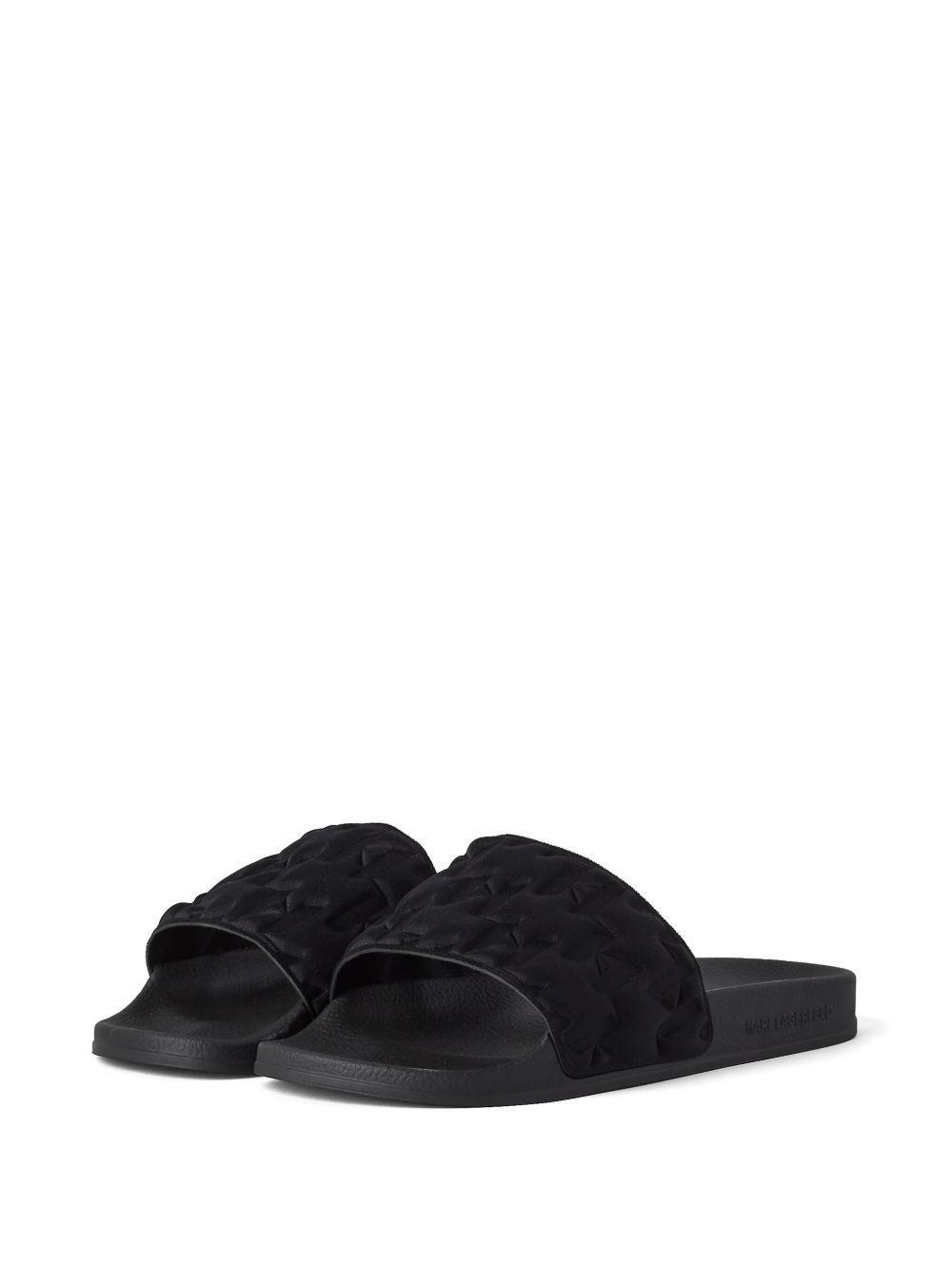 Monogram padded sandals Product Image