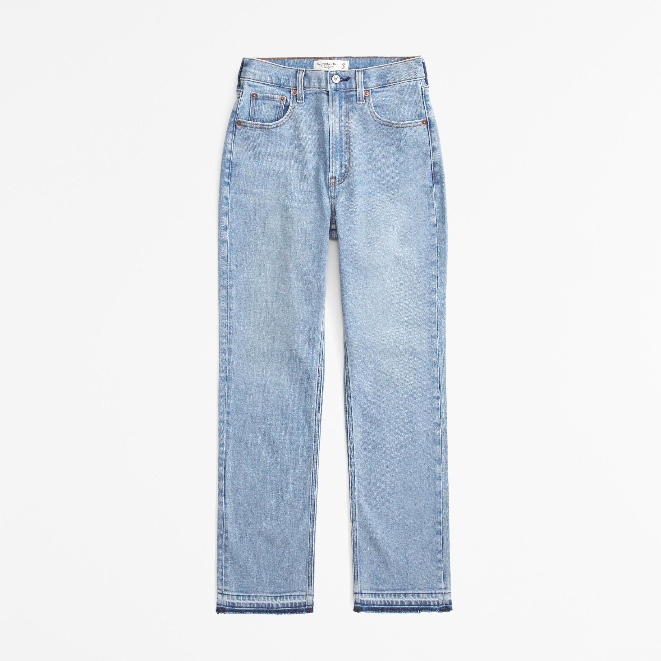 Ultra High Rise Ankle Straight Jean Product Image