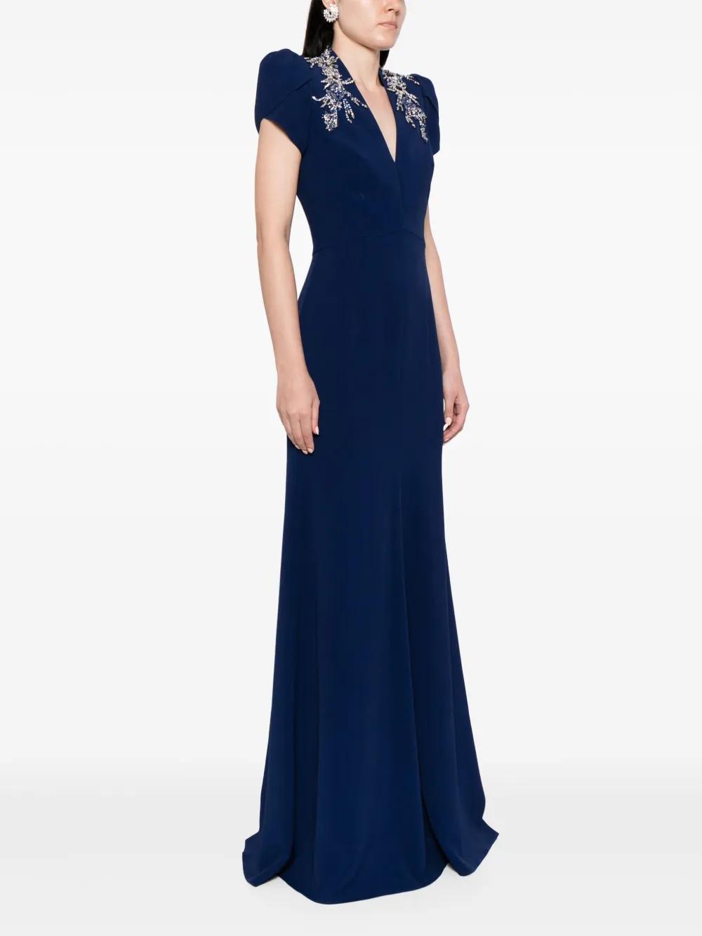 Aries crystal-embellished gown Product Image