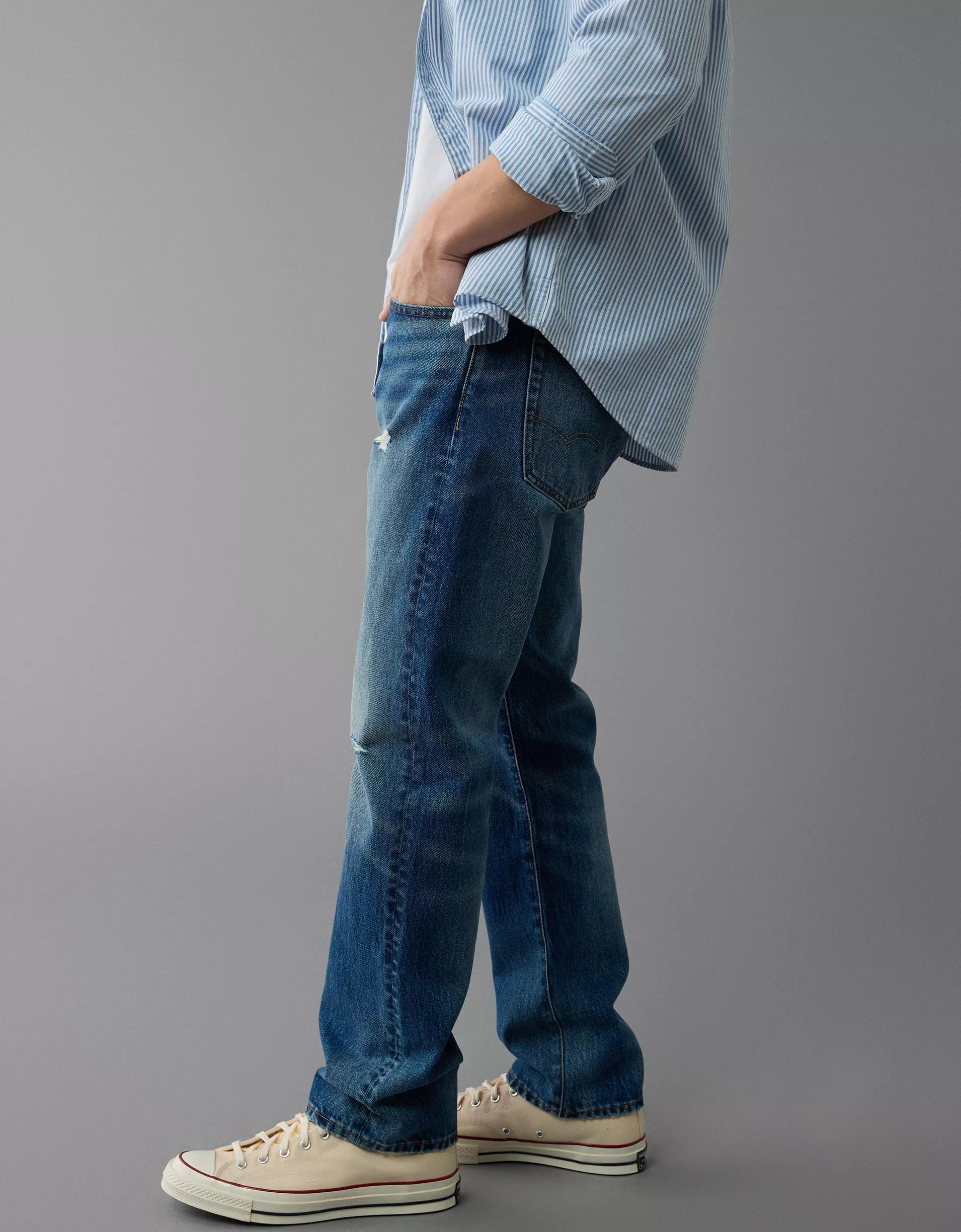 AE Ripped Original Straight Jean Product Image