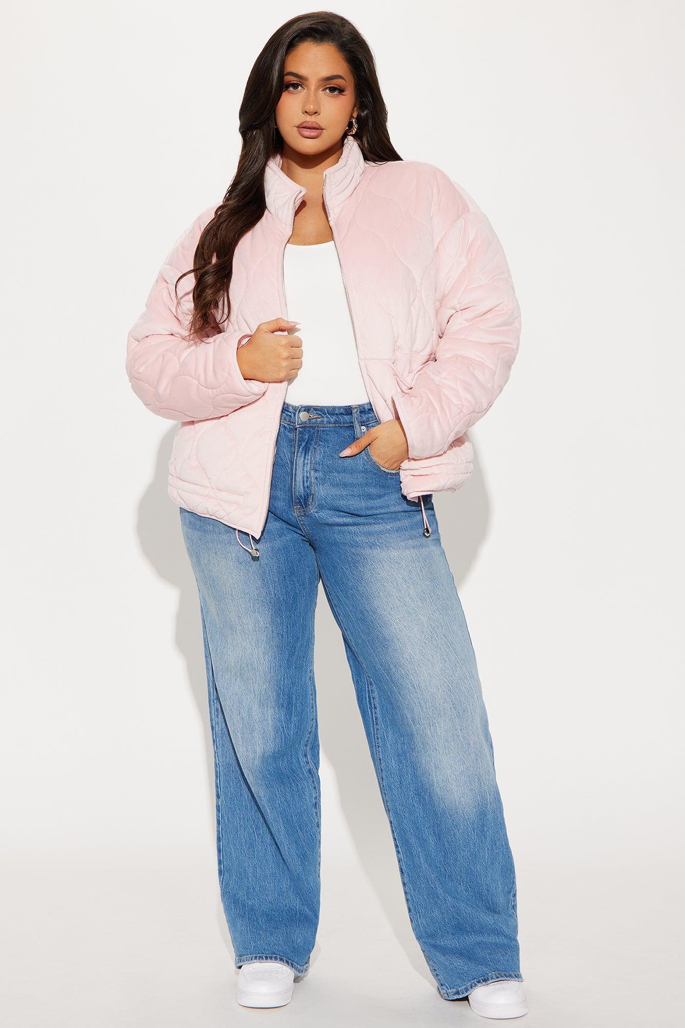 Ski Lift Lightweight Quilted Puffer Jacket - Pink Product Image