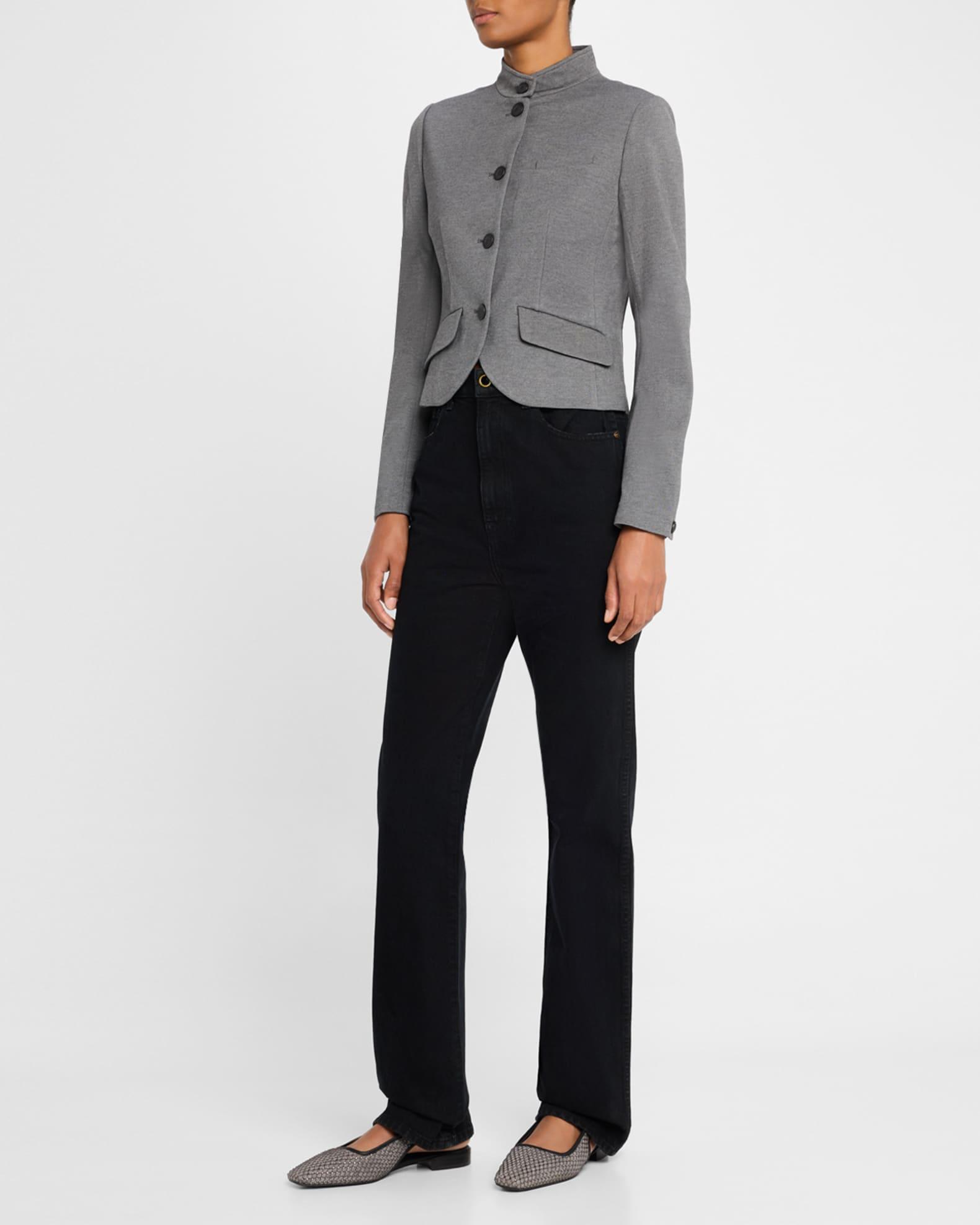 Slade Cropped Ponte Blazer Product Image