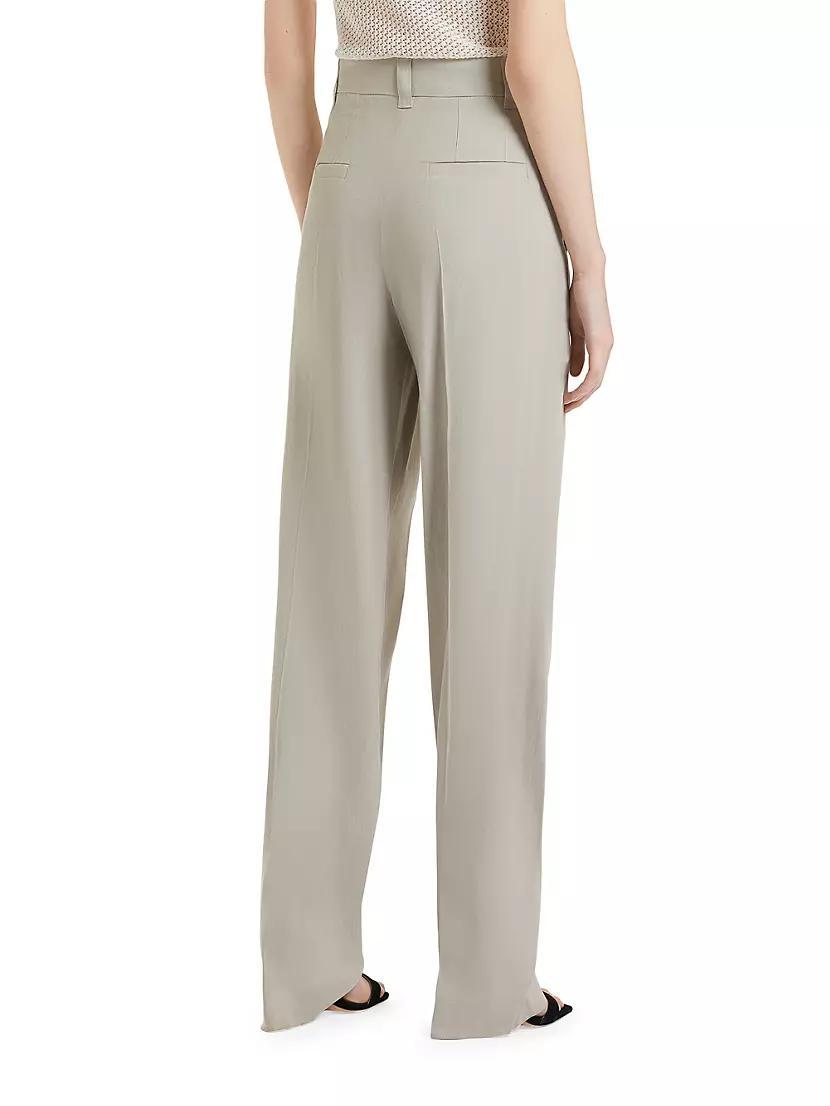 Emrata x Marella Portray Linen-Blend Trousers Product Image