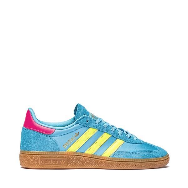Womens adidas Handball Spezial Athletic Shoe Rush / Solar Yellow / Lucid Pink Product Image