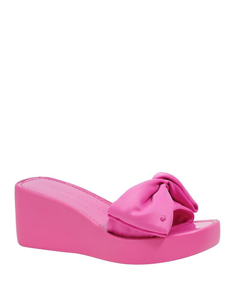 kate spade new york Bikini Bow Detail Platform Wedge Sandals Product Image