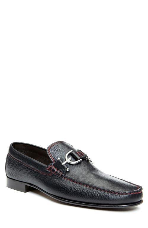 Donald Pliner Mens Dacio 2 Metal Bit Buckle Leather Loafers Product Image