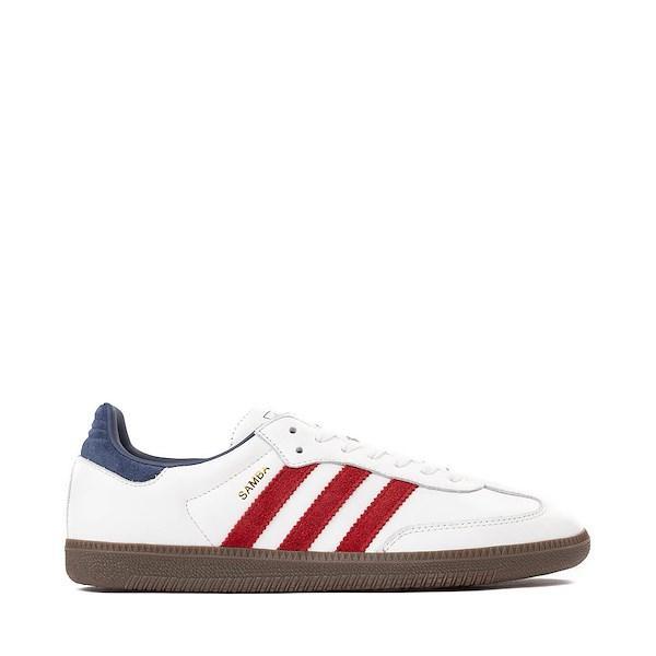 Mens adidas Samba OG Athletic Shoe - Core White / Team Victory Red / Night Indigo Product Image