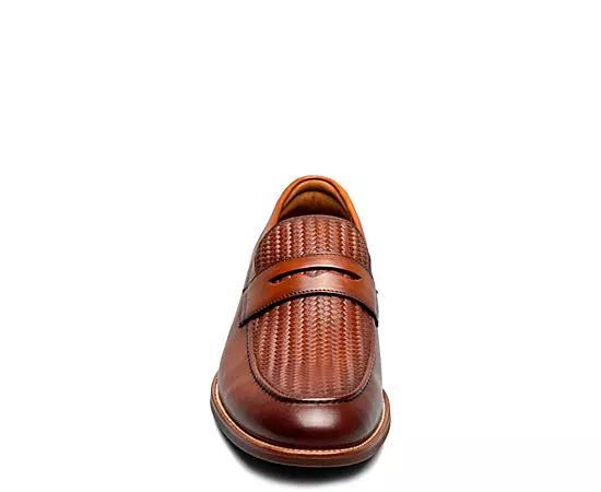 Florsheim Mens Rucci Weave Moc Toe Penny Loafer Product Image