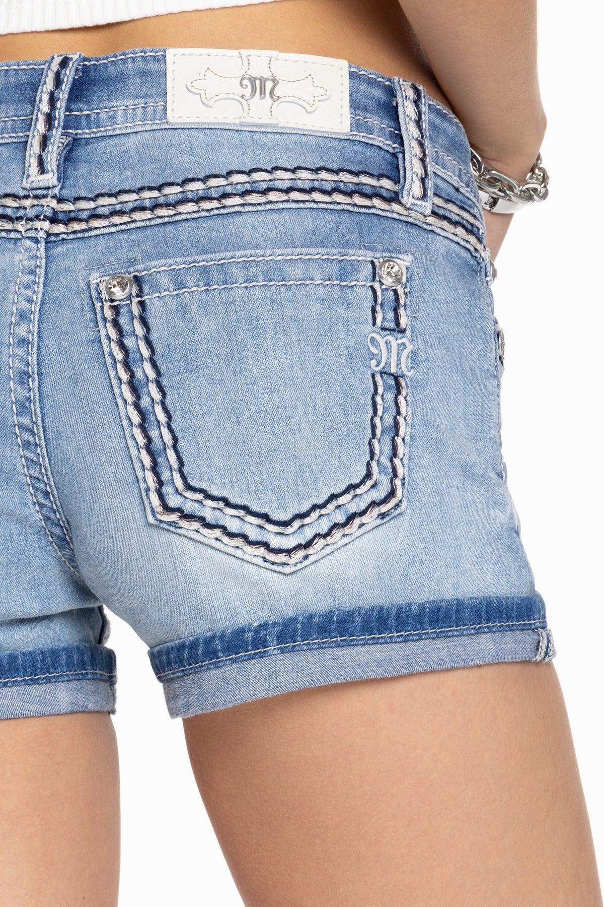 Chloe Stitched Shorts Product Image