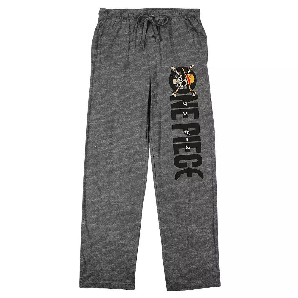 Men's One Piece Title Pajama Pants, Size: Small, Medium Gray Product Image