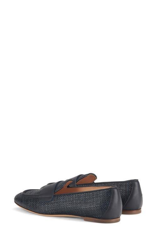 AGL ATTILIO GIUSTI LEOMBRUNI Agl Sheryl Raffia Loafer In Night-night Product Image