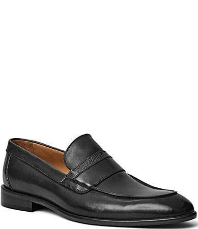 Bruno Magli Mens Silvestro Leather Penny Loafers Product Image