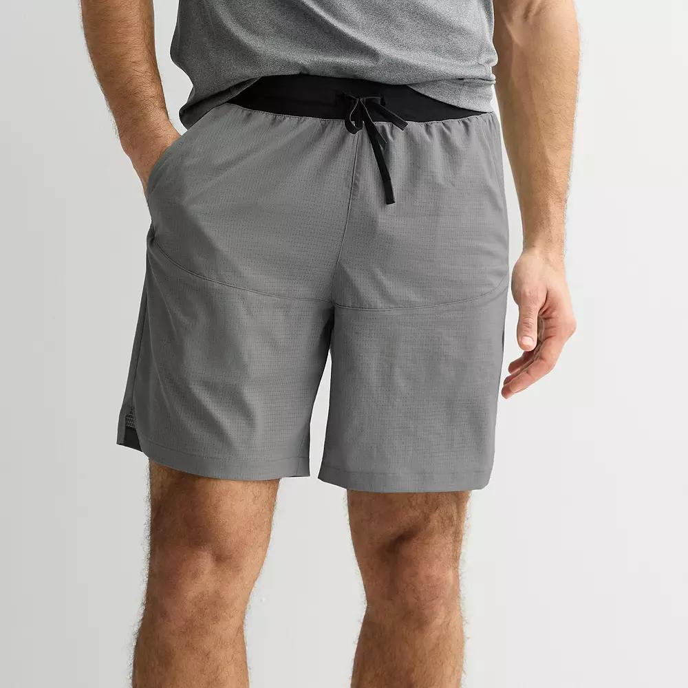Men's Tek Gear 7-in. Lined Training Shorts, Size: Medium, Smokey Grey Product Image