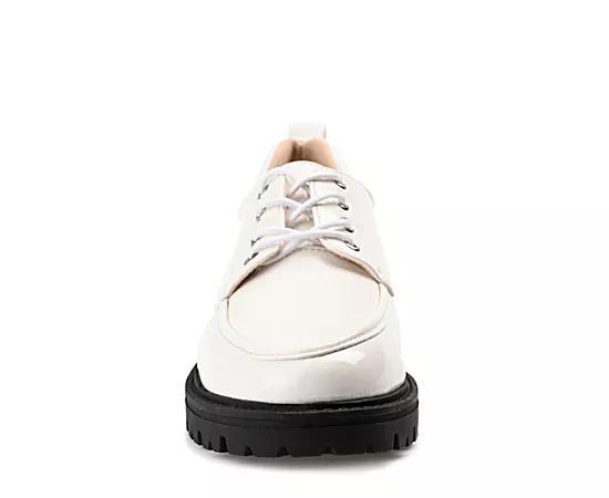 Journee Womens Tru Comfort Foam Zina Oxford Shoes Ivory Product Image