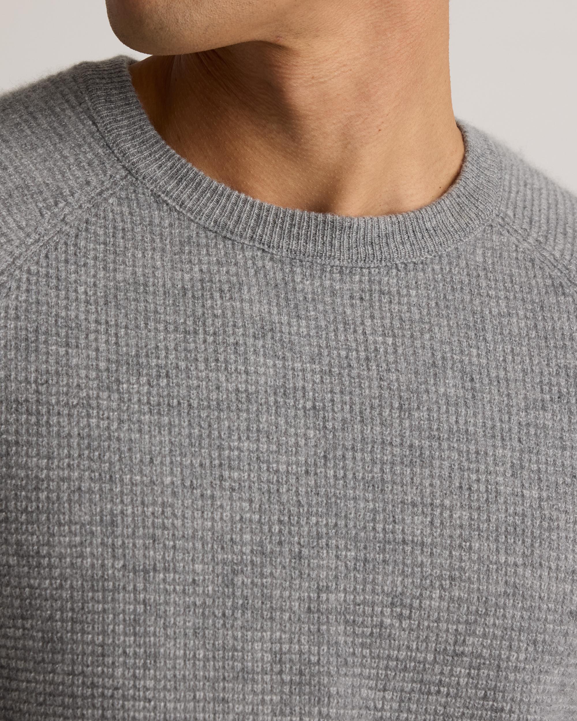 Quince | Men's Mongolian Cashmere Waffle Sweatshirt Knit Sweaters, Size XL Product Image