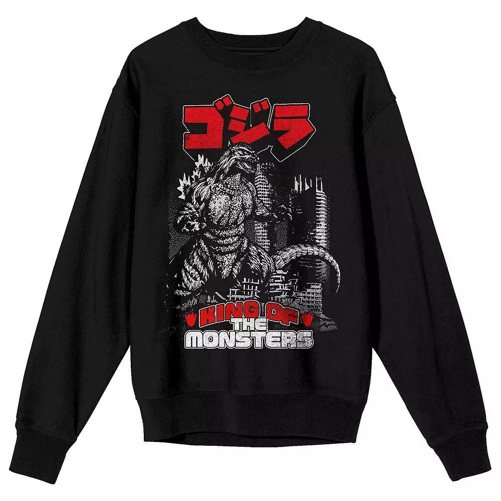 Men's Godzilla Classic King of the Monster Long Sleeve, Size: Small, Black Product Image