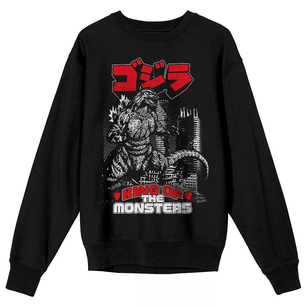 Men's Godzilla Classic King of the Monster Long Sleeve, Size: Small, Black Product Image
