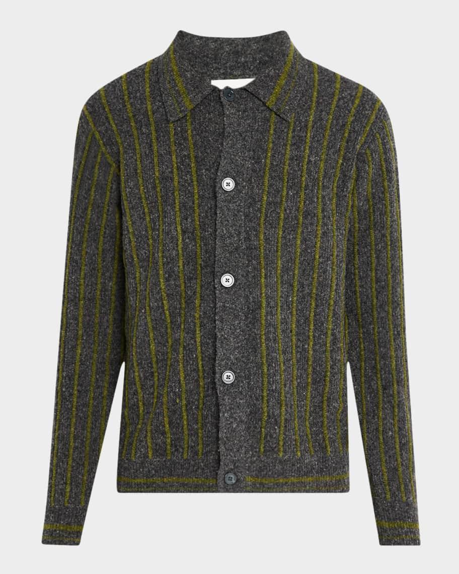 Mens Darren Boucle Polo Cardigan Product Image