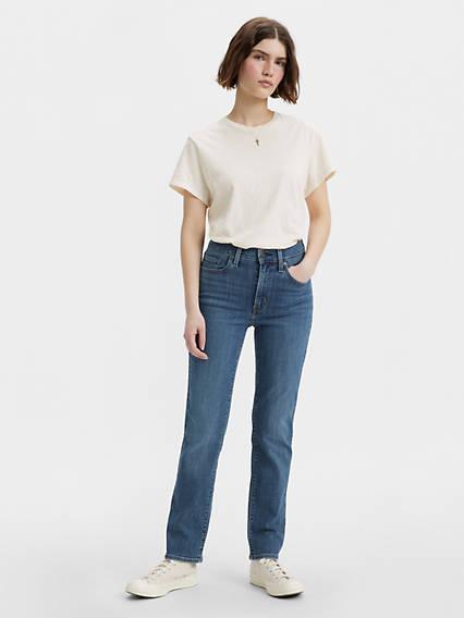 724 High Rise Slim Straight Women's Jeans Product Image