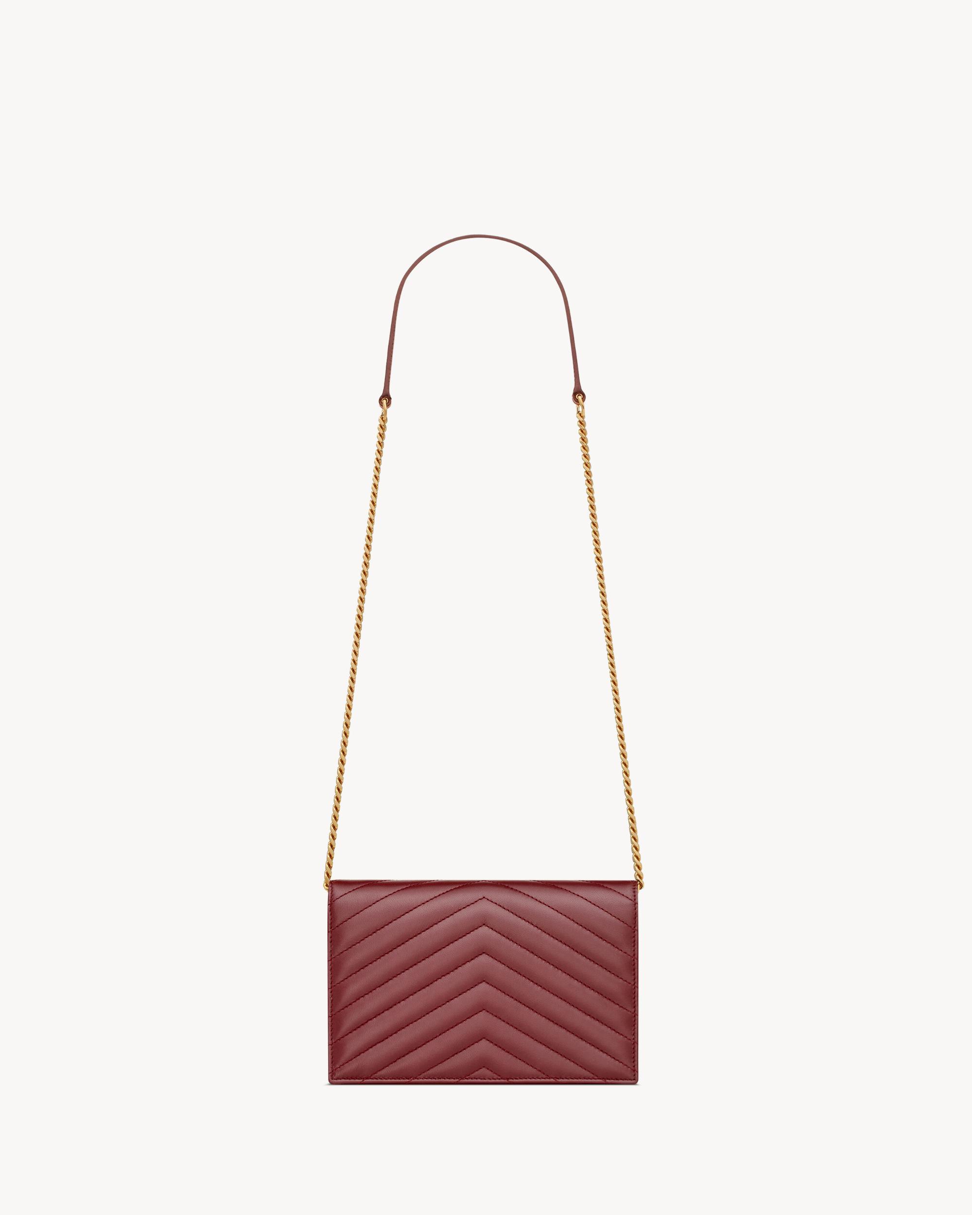 CASSANDRE ENVELOPE CHAIN WALLET IN LAMBSKIN Product Image