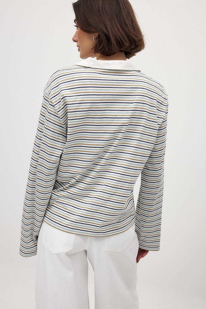 Long Sleeve Polo Shirt Product Image