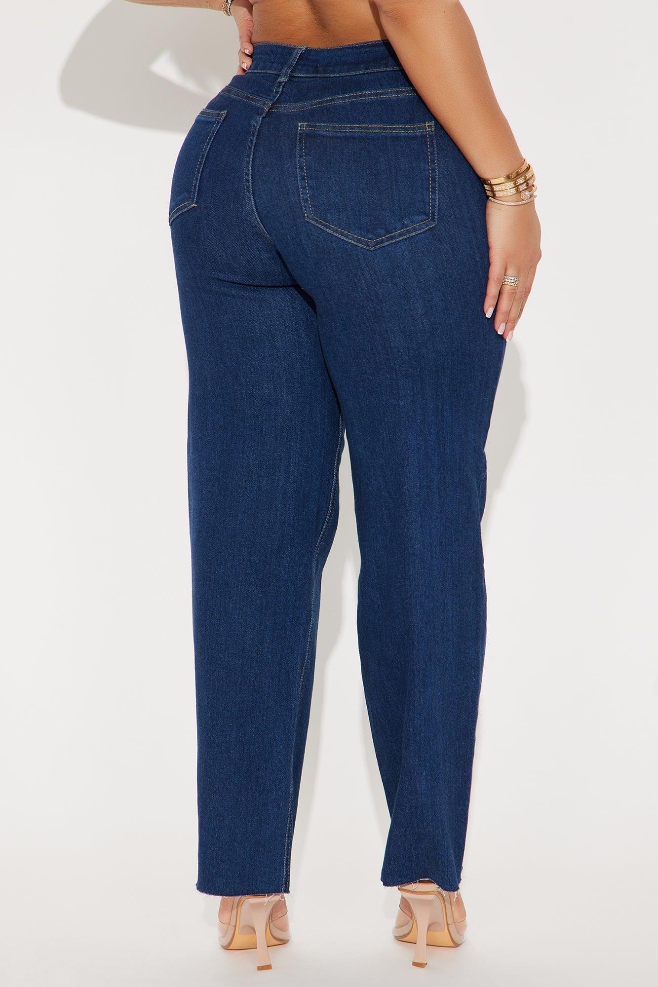 Monica Mid Rise Mom Jeans - Dark Wash Product Image