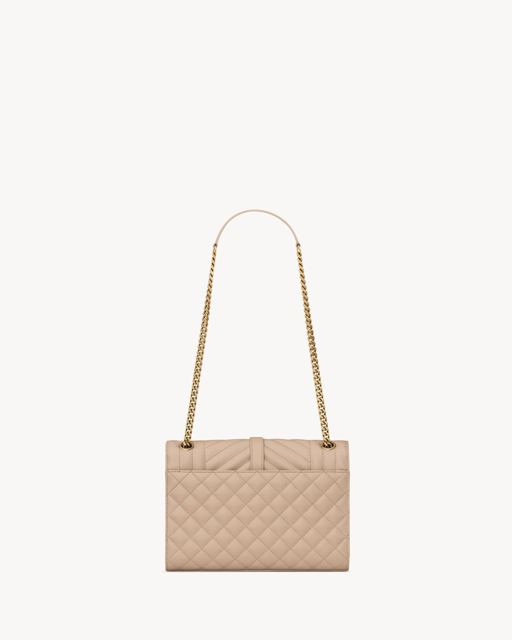 ENVELOPE MEDIUM IN QUILTED GRAIN DE POUDRE EMBOSSED LEATHER Product Image