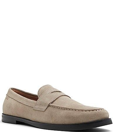 Ted Baker London Mens Parliament Suede Penny Loafers Product Image